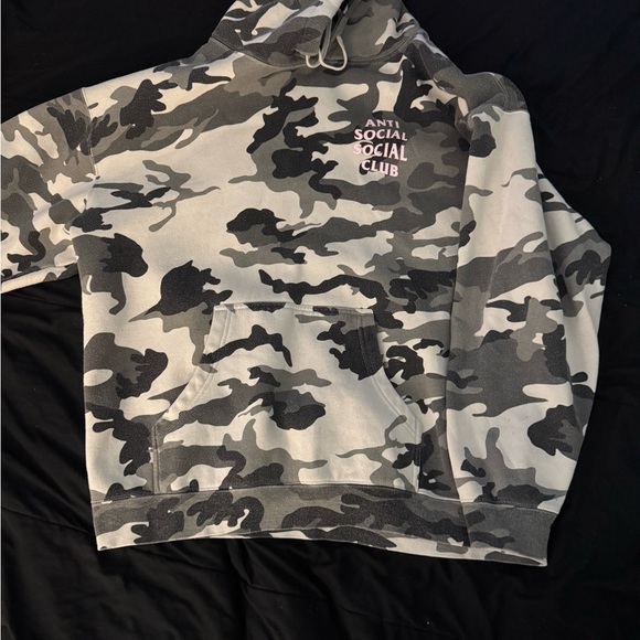 Anti Social Social Club Camouflage Hoodie - Picture 1 of 4